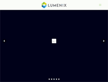 Tablet Screenshot of lumenix.com